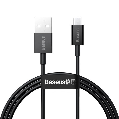 Kabel Baseus Superior USB-A / micro USB 2A 1m - czarny Kabel Baseus Superior USB-A / micro USB 2A 1m - czarny