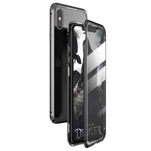 Wozinsky Full Magnetic Case magnetyczne etui 360 pokrowiec na przód i tył z wbudowanym szkłem Samsung Galaxy A72 4G czarno-przez Wozinsky Full Magnetic Case magnetyczne etui 360 pokrowiec na przód i tył z wbudowanym szkłem Samsung Galaxy A72 4G czarno-przez