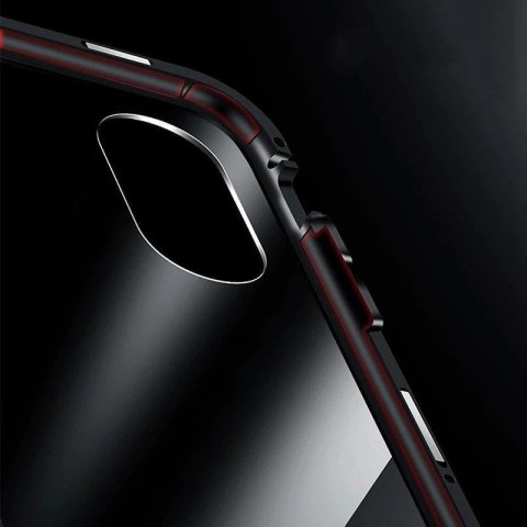 Wozinsky Full Magnetic Case magnetyczne etui 360 pokrowiec na przód i tył z wbudowanym szkłem Samsung Galaxy A72 4G czarno-przez Wozinsky Full Magnetic Case magnetyczne etui 360 pokrowiec na przód i tył z wbudowanym szkłem Samsung Galaxy A72 4G czarno-przez