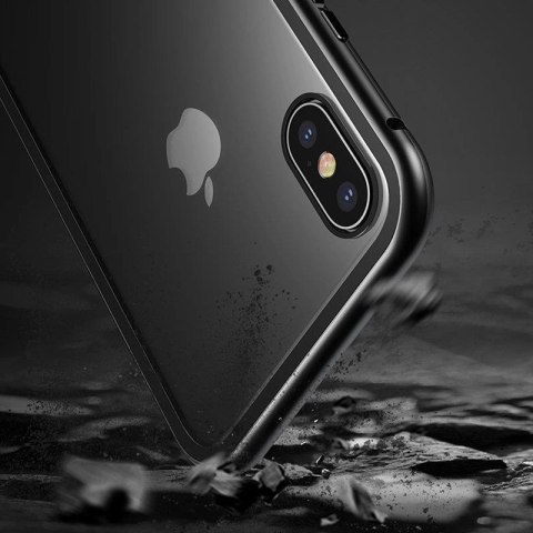 Wozinsky Full Magnetic Case magnetyczne etui 360 pokrowiec na przód i tył z wbudowanym szkłem Samsung Galaxy A72 4G czarno-przez Wozinsky Full Magnetic Case magnetyczne etui 360 pokrowiec na przód i tył z wbudowanym szkłem Samsung Galaxy A72 4G czarno-przez
