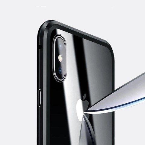 Wozinsky Full Magnetic Case magnetyczne etui 360 pokrowiec na przód i tył z wbudowanym szkłem Samsung Galaxy A72 4G czarno-przez Wozinsky Full Magnetic Case magnetyczne etui 360 pokrowiec na przód i tył z wbudowanym szkłem Samsung Galaxy A72 4G czarno-przez