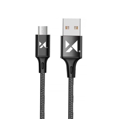 Wozinsky kabel przewód USB - microUSB 2,4A 1m czarny (WUC-M1B) Wozinsky kabel przewód USB - microUSB 2,4A 1m czarny (WUC-M1B)