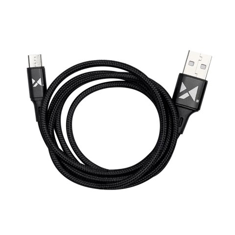 Wozinsky kabel przewód USB - microUSB 2,4A 1m czarny (WUC-M1B) Wozinsky kabel przewód USB - microUSB 2,4A 1m czarny (WUC-M1B)