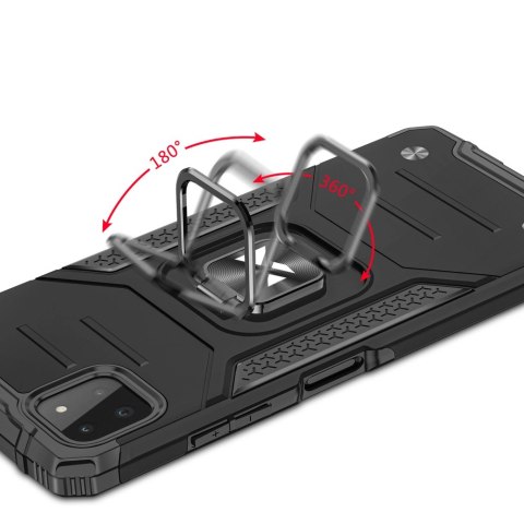 Wozinsky Ring Armor pancerne hybrydowe etui pokrowiec + magnetyczny uchwyt Samsung Galaxy A22 4G srebrny Wozinsky Ring Armor pancerne hybrydowe etui pokrowiec + magnetyczny uchwyt Samsung Galaxy A22 4G srebrny