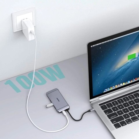 Choetech 9w1 wielofunkcyjny HUB USB Typ C - 3x USB 3.2 Gen 1 / czytnik kart SD i TF / HDMI 4K 30Hz / VGA Full HD 60Hz / USB Typ Choetech 9w1 wielofunkcyjny HUB USB Typ C - 3x USB 3.2 Gen 1 / czytnik kart SD i TF / HDMI 4K 30Hz / VGA Full HD 60Hz / USB Typ