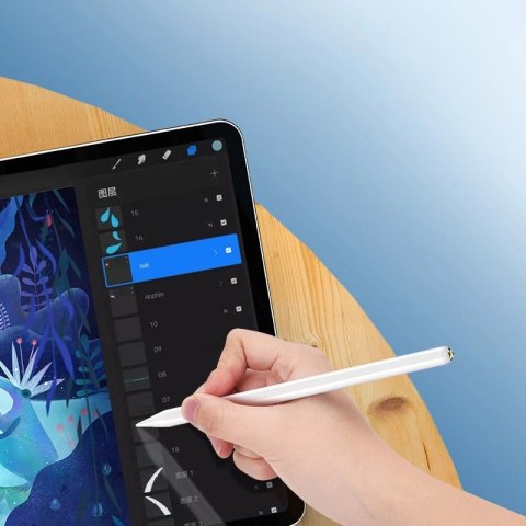 Choetech pojemnościowy rysik stylus pen do iPad (aktywny) biały (HG04) Choetech pojemnościowy rysik stylus pen do iPad (aktywny) biały (HG04)