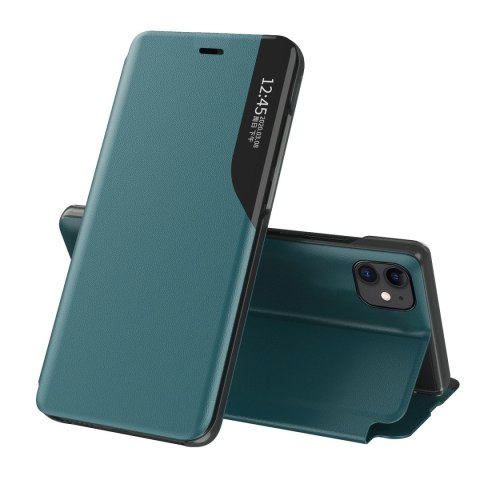Eco Leather View Case elegancki futerał etui z klapką i funkcją podstawki iPhone 13 Pro Max zielony Eco Leather View Case elegancki futerał etui z klapką i funkcją podstawki iPhone 13 Pro Max zielony