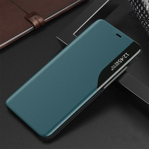 Eco Leather View Case elegancki futerał etui z klapką i funkcją podstawki iPhone 13 Pro Max zielony Eco Leather View Case elegancki futerał etui z klapką i funkcją podstawki iPhone 13 Pro Max zielony
