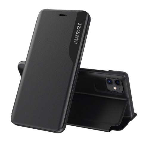 Eco Leather View Case elegancki futerał etui z klapką i funkcją podstawki iPhone 13 Pro czarny Eco Leather View Case elegancki futerał etui z klapką i funkcją podstawki iPhone 13 Pro czarny