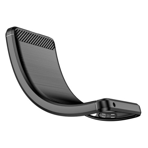 Carbon Case elastyczne etui pokrowiec Samsung A03S EU (166.5) czarny Carbon Case elastyczne etui pokrowiec Samsung A03S EU (166.5) czarny