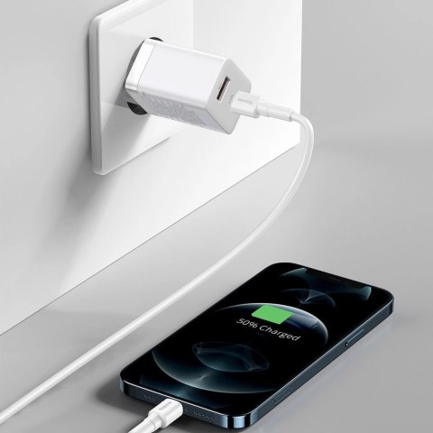 Baseus Super Si Pro szybka ładowarka USB / USB Typ C 30W Power Delivery Quick Charge biały (CCSUPP-E02) Baseus Super Si Pro szybka ładowarka USB / USB Typ C 30W Power Delivery Quick Charge biały (CCSUPP-E02)