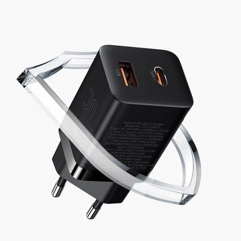 Baseus Super Si Pro szybka ładowarka USB / USB Typ C 30W Power Delivery Quick Charge biały (CCSUPP-E02) Baseus Super Si Pro szybka ładowarka USB / USB Typ C 30W Power Delivery Quick Charge biały (CCSUPP-E02)
