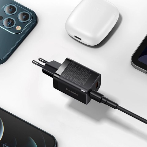 Baseus Super Si Pro szybka ładowarka USB / USB Typ C 30W Power Delivery Quick Charge biały (CCSUPP-E02) Baseus Super Si Pro szybka ładowarka USB / USB Typ C 30W Power Delivery Quick Charge biały (CCSUPP-E02)