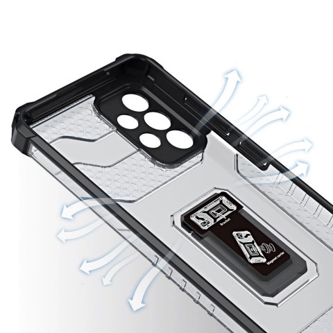 Crystal Ring Case pancerne hybrydowe etui pokrowiec + magnetyczny uchwyt Samsung Galaxy A72 4G niebieski Crystal Ring Case pancerne hybrydowe etui pokrowiec + magnetyczny uchwyt Samsung Galaxy A72 4G niebieski