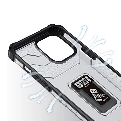 Crystal Ring Case pancerne hybrydowe etui pokrowiec + magnetyczny uchwyt iPhone 13 Pro czerwony Crystal Ring Case pancerne hybrydowe etui pokrowiec + magnetyczny uchwyt iPhone 13 Pro czerwony