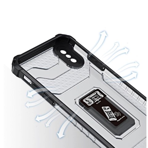 Crystal Ring Case pancerne hybrydowe etui pokrowiec + magnetyczny uchwyt iPhone XS Max czerwony Crystal Ring Case pancerne hybrydowe etui pokrowiec + magnetyczny uchwyt iPhone XS Max czerwony