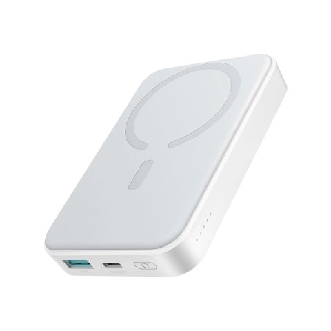 Powerbank Joyroom JR-W020 20W 10000mAh MagSafe + kabel USB-C - USB-C 0.25m - biały Powerbank Joyroom JR-W020 20W 10000mAh MagSafe + kabel USB-C - USB-C 0.25m - biały