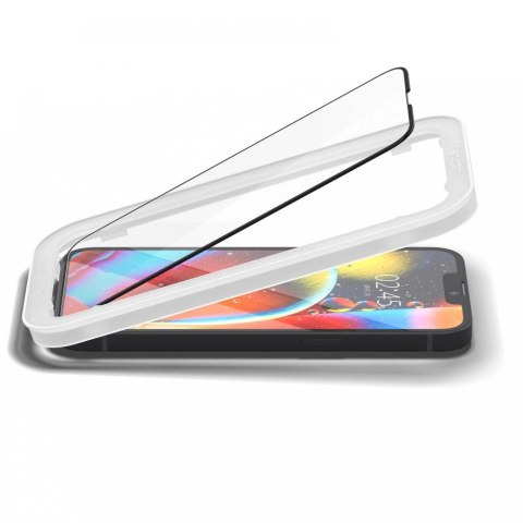 Szkło hartowane Spigen ALM Glass FC na iPhone 13 / 13 Pro / 14 / 16e - czarne 2 szt. Szkło hartowane Spigen ALM Glass FC na iPhone 13 / 13 Pro / 14 / 16e - czarne 2 szt.