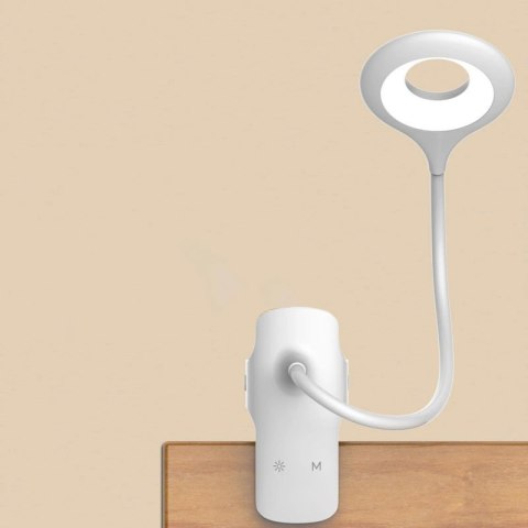 Bezprzewodowa lampka LED do czytania z klipsem + kabel micro USB czarny