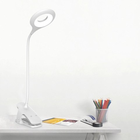 Bezprzewodowa lampka LED do czytania z klipsem + kabel micro USB czarny