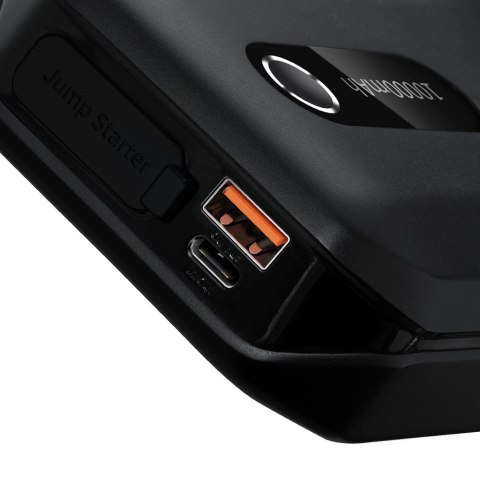 Baseus powerbank Power Starter Jump Starter urządzenie rozruchowe booster 10000mAh 12V (1000A / 500A) + kable krokodylki czarny Baseus powerbank Power Starter Jump Starter urządzenie rozruchowe booster 10000mAh 12V (1000A / 500A) + kable krokodylki czarny