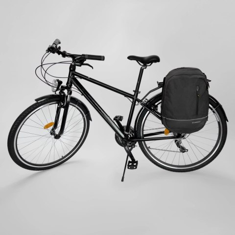 Wozinsky torba rowerowa podwójna plecak 2w1 30l czarna (WBB30BK)