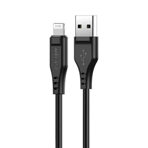 Acefast kabel MFI USB - Lightning 1,2m, 2,4A czarny (C3-02 black) Acefast kabel MFI USB - Lightning 1,2m, 2,4A czarny (C3-02 black)