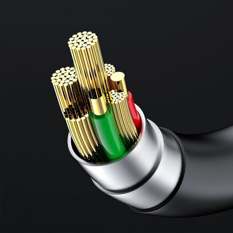 Acefast kabel USB - USB Typ C 1,2m, 3A czarny (C3-04 black)