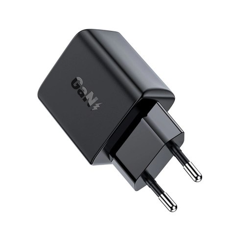 Acefast ładowarka sieciowa GaN USB Typ C 30W, PD, QC 3.0, AFC, FCP czarny (A21 black) Acefast ładowarka sieciowa GaN USB Typ C 30W, PD, QC 3.0, AFC, FCP czarny (A21 black)