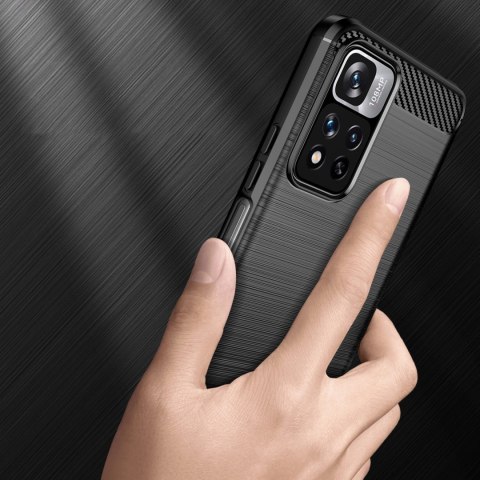 Carbon Case elastyczne etui pokrowiec Xiaomi Redmi Note 11 Pro+ 5G (China) / 11 Pro 5G (China) / Mi11i HyperCharge / Poco X4 NFC
