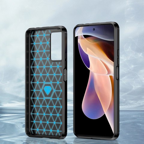 Carbon Case elastyczne etui pokrowiec Xiaomi Redmi Note 11 Pro+ 5G (China) / 11 Pro 5G (China) / Mi11i HyperCharge / Poco X4 NFC
