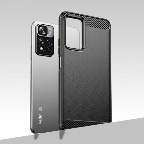 Carbon Case elastyczne etui pokrowiec Xiaomi Redmi Note 11 Pro+ 5G (China) / 11 Pro 5G (China) / Mi11i HyperCharge / Poco X4 NFC