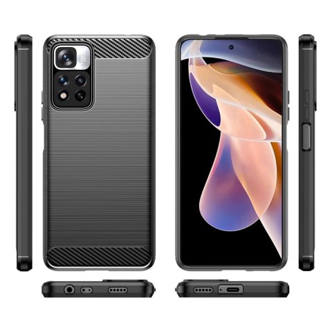 Carbon Case elastyczne etui pokrowiec Xiaomi Redmi Note 11 Pro+ 5G (China) / 11 Pro 5G (China) / Mi11i HyperCharge / Poco X4 NFC