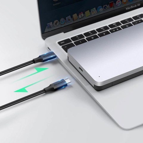 Kieszeń Ugreen CM300 70498 na dysk twardy 2,5'' SATA 3.0 6Gbps - szary + kabel USB-C - USB-A 0.5m