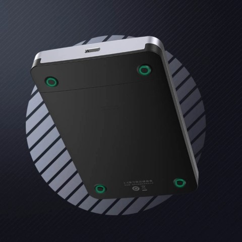 Kieszeń Ugreen CM300 70498 na dysk twardy 2,5'' SATA 3.0 6Gbps - szary + kabel USB-C - USB-A 0.5m