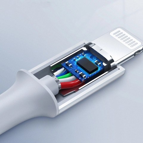 Ugreen kabel przewód MFi USB Typ C - Lightning 20W 3A 0.25 m biały (US171)