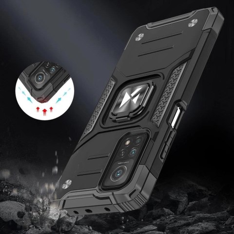 Wozinsky Ring Armor pancerne hybrydowe etui pokrowiec + magnetyczny uchwyt Samsung Galaxy A03s niebieski Wozinsky Ring Armor pancerne hybrydowe etui pokrowiec + magnetyczny uchwyt Samsung Galaxy A03s niebieski