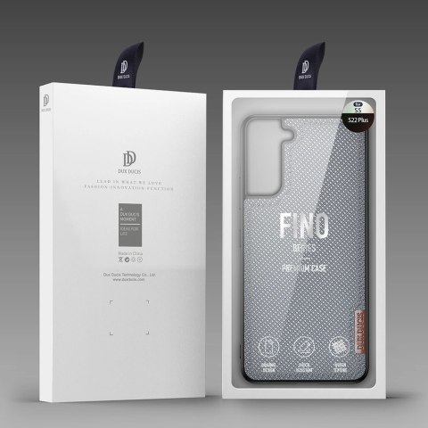 Dux Ducis Fino etui pokrowiec pokryty nylonowym materiałem Samsung Galaxy S22+ (S22 Plus) niebieski Dux Ducis Fino etui pokrowiec pokryty nylonowym materiałem Samsung Galaxy S22+ (S22 Plus) niebieski