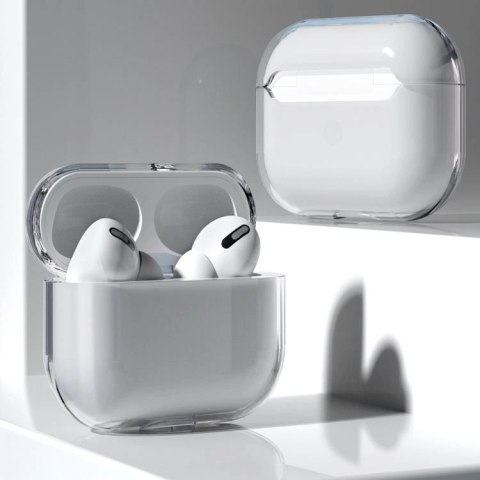 Etui do AirPods 2 / AirPods 1 sztywny mocny pokrowiec na słuchawki przezroczysty (case A) Etui do AirPods 2 / AirPods 1 sztywny mocny pokrowiec na słuchawki przezroczysty (case A)