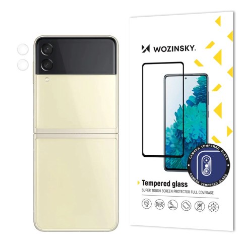 Wozinsky Camera Glass szkło hartowane 9H na cały aparat kamerę Samsung Galaxy Z Flip 3 Wozinsky Camera Glass szkło hartowane 9H na cały aparat kamerę Samsung Galaxy Z Flip 3