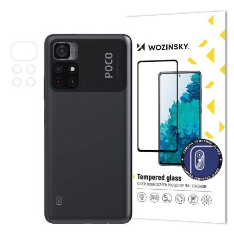 Wozinsky Camera Glass szkło hartowane 9H na cały aparat kamerę Xiaomi Poco M4 Pro 5G Wozinsky Camera Glass szkło hartowane 9H na cały aparat kamerę Xiaomi Poco M4 Pro 5G