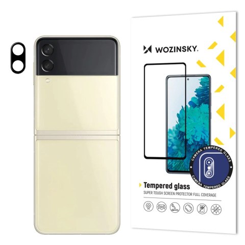 Wozinsky Full Camera Glass szkło hartowane 9H na cały aparat kamerę Samsung Galaxy Z Flip 3 Wozinsky Full Camera Glass szkło hartowane 9H na cały aparat kamerę Samsung Galaxy Z Flip 3
