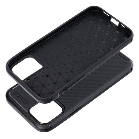 Futerał CARBON PREMIUM do IPHONE 12 / 12 Pro czarny Futerał CARBON PREMIUM do IPHONE 12 / 12 Pro czarny