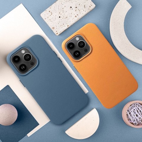 Futerał LEATHER MAG COVER kompatybilny z MagSafe do IPHONE 12 Pro Max niebieski Futerał LEATHER MAG COVER kompatybilny z MagSafe do IPHONE 12 Pro Max niebieski