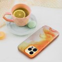 Futerał LEATHER MAG COVER kompatybilny z MagSafe do IPHONE 14 Plus orange splash Futerał LEATHER MAG COVER kompatybilny z MagSafe do IPHONE 14 Plus orange splash