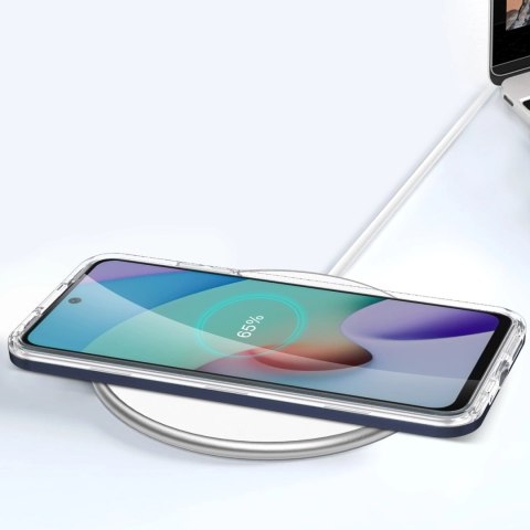 Clear 3in1 etui do Xiaomi Redmi 10 żelowy pokrowiec z ramką niebieski Clear 3in1 etui do Xiaomi Redmi 10 żelowy pokrowiec z ramką niebieski