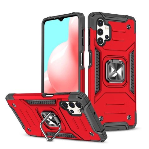 Wozinsky Ring Armor pancerne hybrydowe etui pokrowiec + magnetyczny uchwyt Samsung Galaxy A73 czerwony Wozinsky Ring Armor pancerne hybrydowe etui pokrowiec + magnetyczny uchwyt Samsung Galaxy A73 czerwony