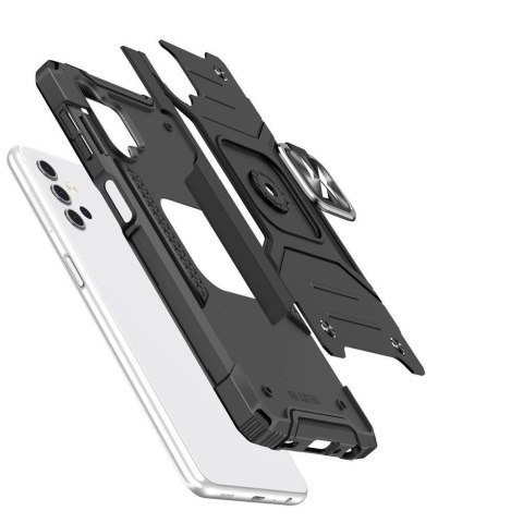 Wozinsky Ring Armor pancerne hybrydowe etui pokrowiec + magnetyczny uchwyt Samsung Galaxy A73 srebrny Wozinsky Ring Armor pancerne hybrydowe etui pokrowiec + magnetyczny uchwyt Samsung Galaxy A73 srebrny