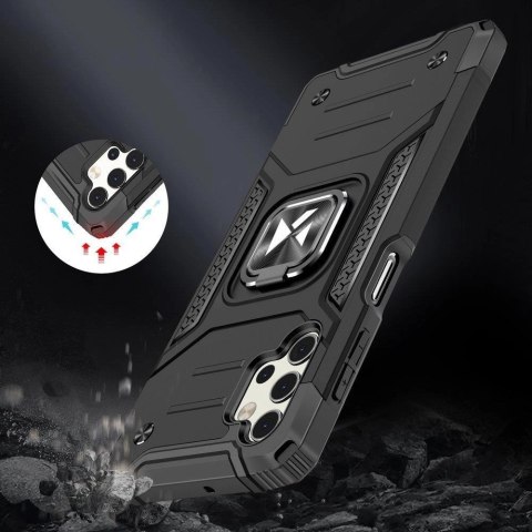 Wozinsky Ring Armor pancerne hybrydowe etui pokrowiec + magnetyczny uchwyt Samsung Galaxy A73 srebrny Wozinsky Ring Armor pancerne hybrydowe etui pokrowiec + magnetyczny uchwyt Samsung Galaxy A73 srebrny