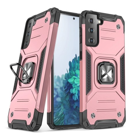 Wozinsky Ring Armor pancerne hybrydowe etui pokrowiec + magnetyczny uchwyt Samsung Galaxy S22+ (S22 Plus) różowy Wozinsky Ring Armor pancerne hybrydowe etui pokrowiec + magnetyczny uchwyt Samsung Galaxy S22+ (S22 Plus) różowy